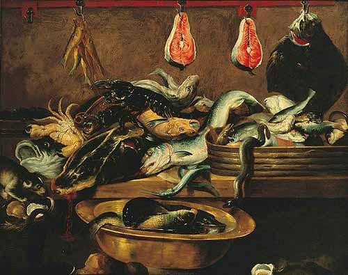 Frans Snyders Fish stall